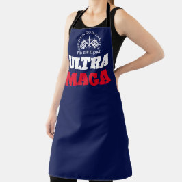 Blue God Family Country Freedom ULTRA MAGA Schürze