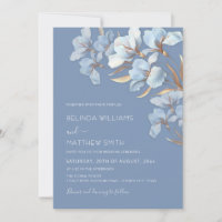 Blue Gold 3D Blumen