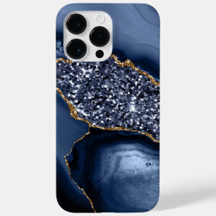 BLUE & GOLD AGATE PATTERN Case-Mate iPhone 14 PRO MAX HÜLLE