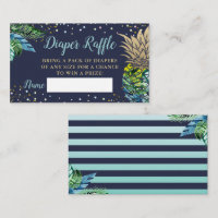Blue Gold Ananas Baby Duwer Windschutzscheibe
