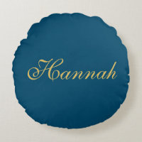 Blue Gold Beruflich Trendy Minimalistisch Name