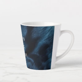 Blue Gold Cowhide Milchtasse