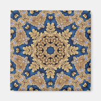 Blue Gold Decorative Magnet