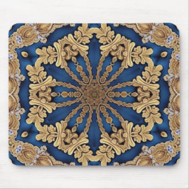 Blue Gold Decorative Mousepad