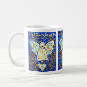 Blue Gold Engel Cancer kann keine Kaffee-Tasse poc Kaffeetasse