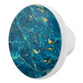 Blue Gold Imitate Marmorstein Moderne Keramik Pull Keramikknauf