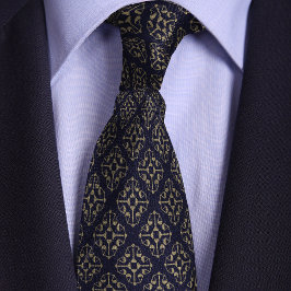 Blue & Gold Justice Scales Attorney Krawatte