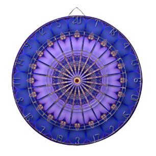Blue Gold Modern Dartboard Dartscheibe