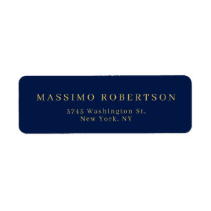 Blue Gold Professional Trendiger Eigener Name