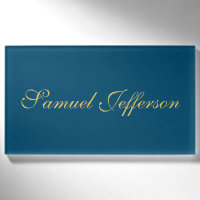 Blue Gold Professioneller Trendiger Minimalistisch