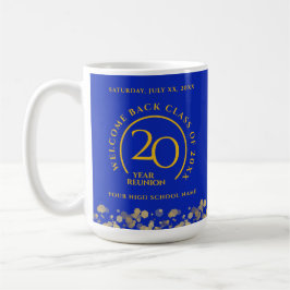 Blue & Gold School Uni Class Wiedersehen Kaffeetasse