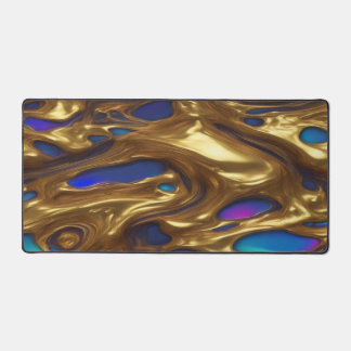 Blue & Gold - Schreibtischunterlage