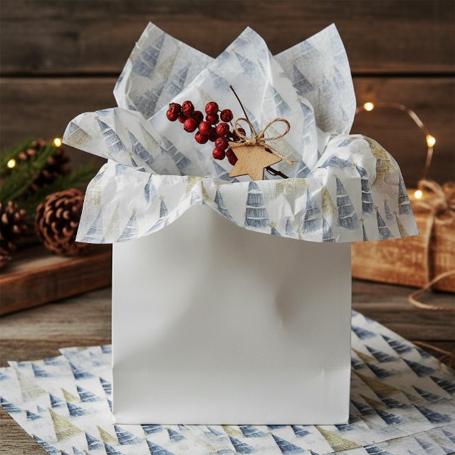 Blue Gold Weihnachtsmuster#8 ID1009 Seidenpapier (Von Creator hochgeladen)