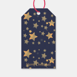 Blue Gold zu / vom eleganten Weihnachtsfest Geschenkanhänger