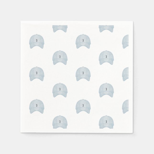 Blue Golf Cap Serviette (Vorderseite)