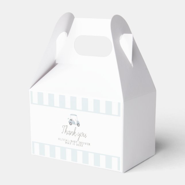 Blue Golf Car Gefälligbox Geschenkschachtel (Vorderseite)