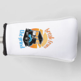 Blue Golf Cart BFTG Putter Cover Golf Headcover