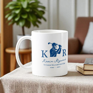 Blue Golfer Tasse