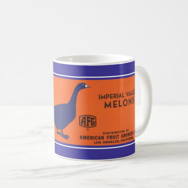 Blue Gose Melons Tasse (VorderseiteRechts)