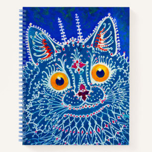 Blue Gothic Cat Notizbuch