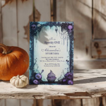 Blue Gothic Spooky ONE Geburtstag
