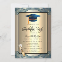 Blue Grad Cap, Wein, Glass Champagne