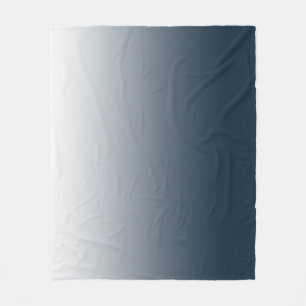 Blue gradient fleecedecke
