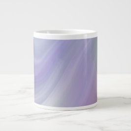 Blue Gradient Wavy Pattern Jumbo-Tasse