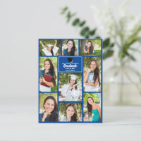 Blue Graduate Foto Collage Moderner Abschluss