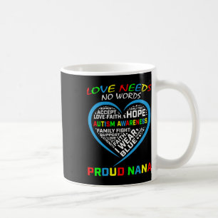 Blue Grandson Grandtochter Autiseness Awareness Na Kaffeetasse