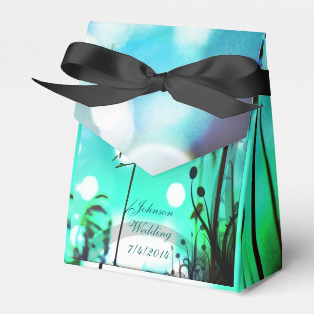 Blue Grass Sparkle Gevor Box *Personalize* Geschenkschachtel (Vorderseite)