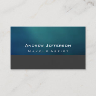 Blue Gray Beruflich Artist Business Card Visitenkarte