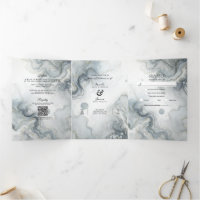 Blue Gray & Gold Beachy Watercolor Beach Hochzeit