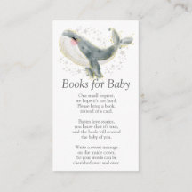Blue Gray Gold Niedlich Whale Books for Baby Showe