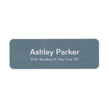 Blue Gray Modern Elegant Stilvoll und trendy