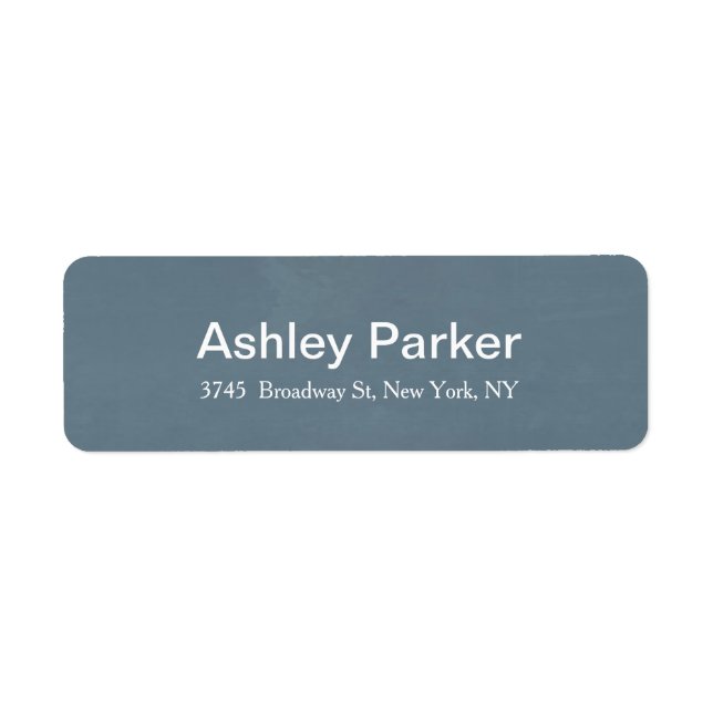 Blue Gray Modern Elegant Stilvoll und trendy (Vorne)