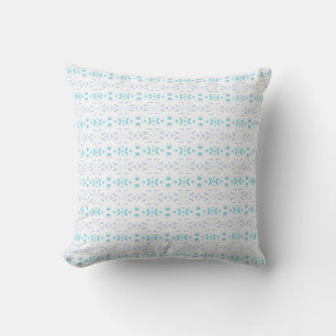 Blue Gray White Pastel Deko Pattern Baby Kinderzim Kissen