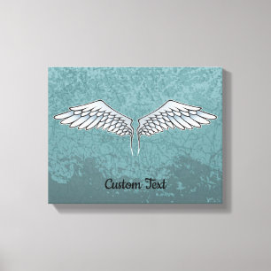 Blue-Gray Wings Canvas Print Leinwanddruck