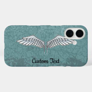 Blue-Gray Wings iPhone Case