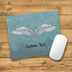 Blue-Gray Wings Mouse Pad Mousepad