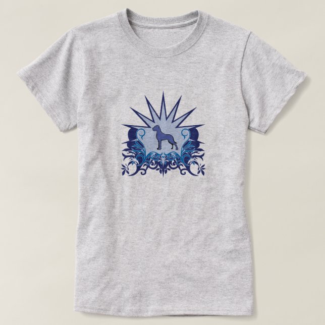 Blue Great Dane Logo T-Shirt (Design vorne)
