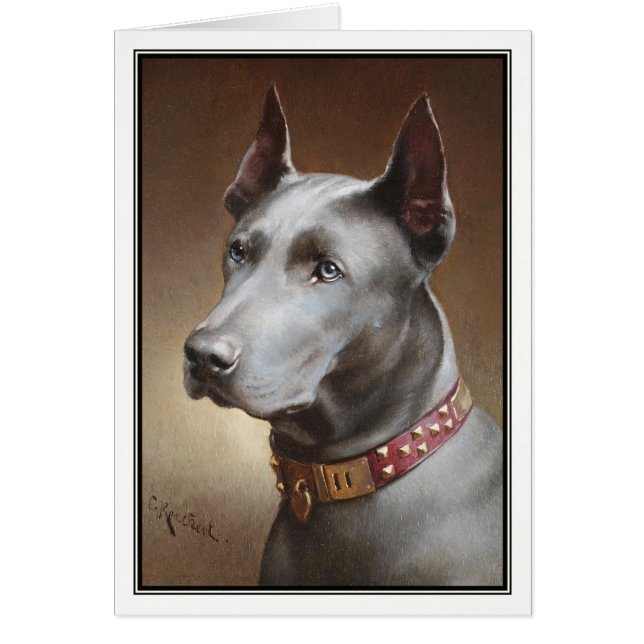 Blue Great Dane von Carl Reichert (Vorne)