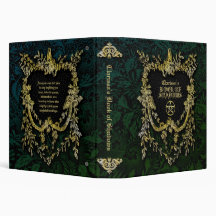 Blue Green Apple of Knowledge Book of Shadows
