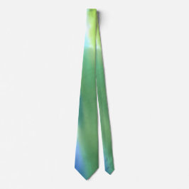 Blue Green Aurora Neck Tie Krawatte