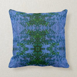 Blue Green Botanic Kissen