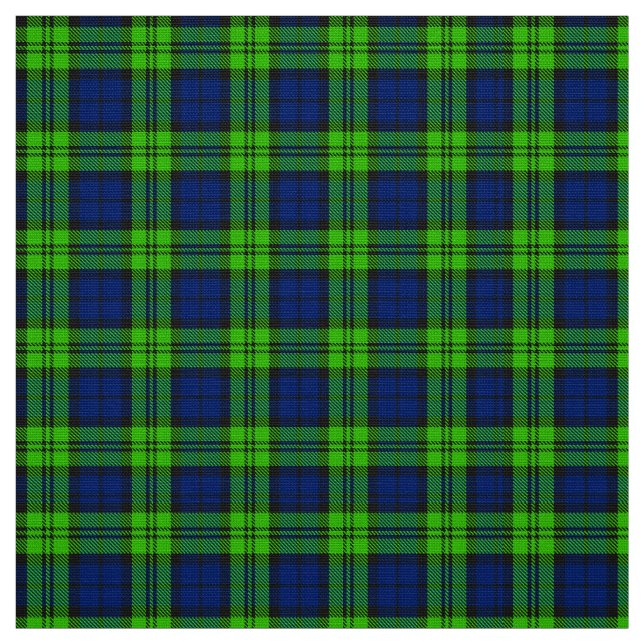 Blue Green Campbell Abercrombie Blackwatch Kariert Stoff (Muster)
