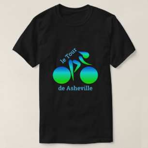 Blue Green Gradient Bicycle T - Shirt