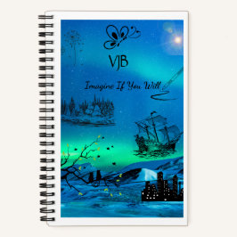 Blue Green Imagine Notizbuch