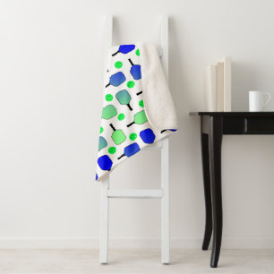 Blue & Green Pickleball Paddle Green Pickleballs Sherpadecke