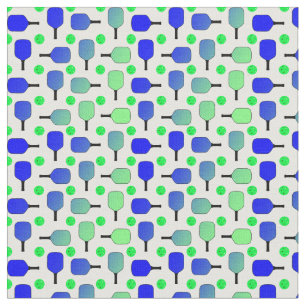 Blue & Green Pickleball Paddle Green Pickleballs Stoff
